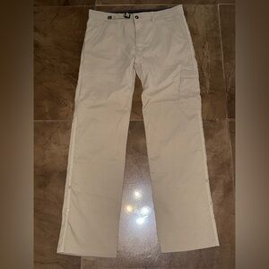Prana Men's Beige Cargo Pants